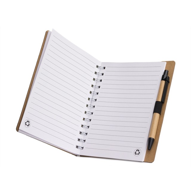 Caderneta tipo moleskine Personalizada - Ythajaci Brindes